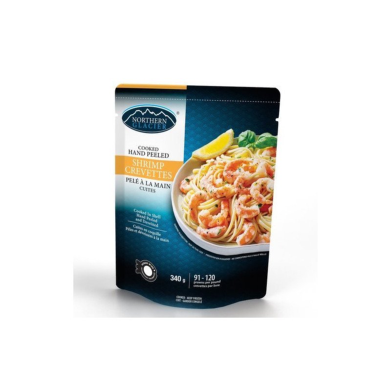 Northern Glacier Cooked Shrimp Peeled & Deveined 340 g