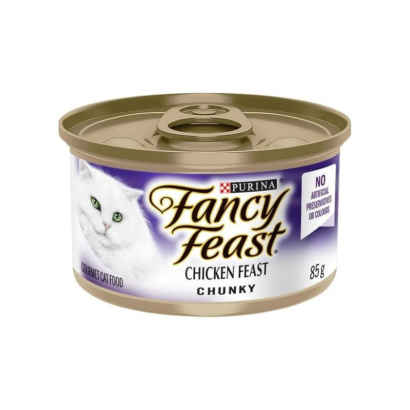 Fancy Feast Cat Food Chicken Feast Chunky 85 g