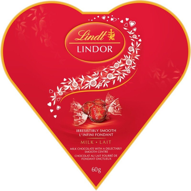 Lindt Lindor Friendship Heart Milk Chocolate 60 g