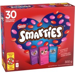 Nestle Smarties Valentines Milk Chocolate Mini Boxes 30’s 300 g