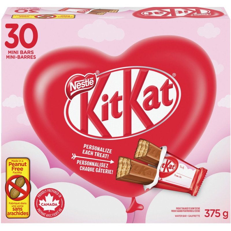 Nestle KitKat Valentine’s Mini Chocolate Wafer Bars 30’s 375 g