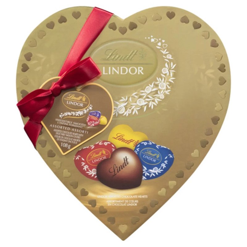 Lindt Lindor Irresistably Smooth Amour Heart Assorted 108 g