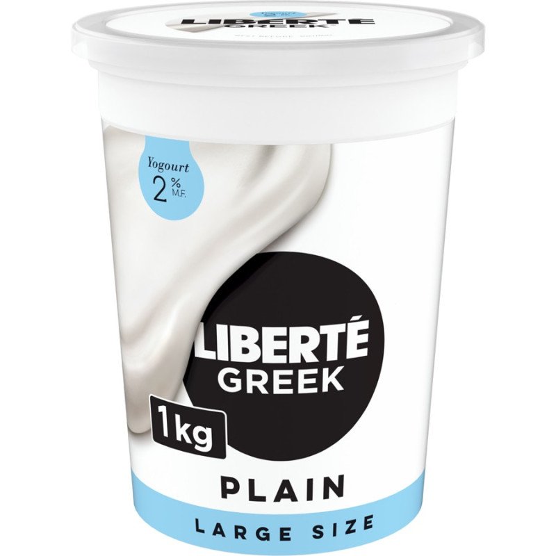 Liberte Greek Plain 2% Yogurt 1 kg