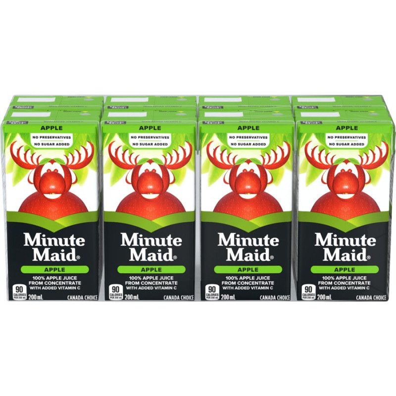 Minute Maid Apple Juice 8 x 200 ml