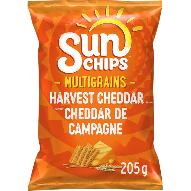 Sun Chips Multigrains Harvest Cheddar Snacks 205 g