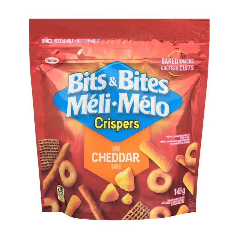 Christie Crispers Bits & Bites Cheddar 145 g