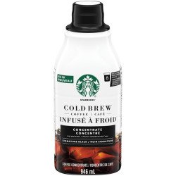 Starbucks Cold Brew Coffee Concentrate Signature Black 946 ml