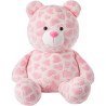 27” Hearts Bear Plushy Pink