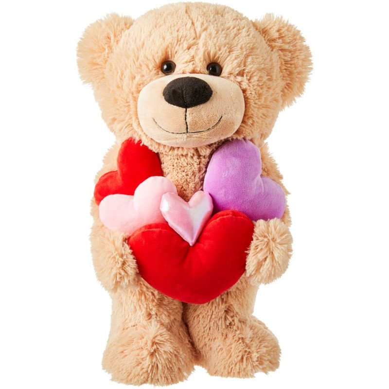 17” Heart Bouquet Bear Plushy