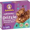 Annie’s Organic Drizzle Chocolate Chip Granola Bars 5 x 26 g