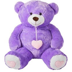 48” Jumbo Bear Plushy Lavender