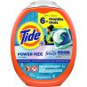 Tide Pods+ Laundry Detergent Febreze Odor Eliminators Sport Active Fresh Power Pods 63’s