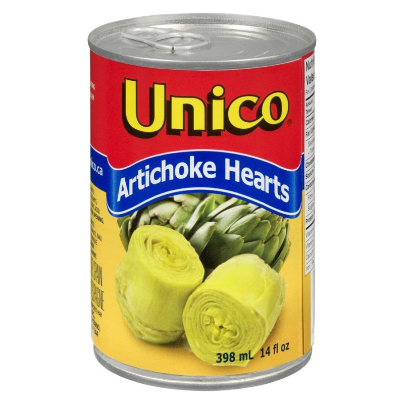 Unico Whole Artichoke Hearts 398 ml