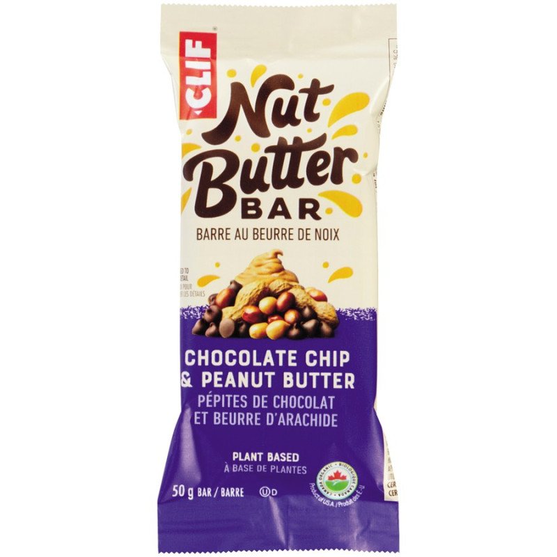 Clif Organic Nut Butter Bar Chocolate Chip & Peanut Butter Filled 50 g