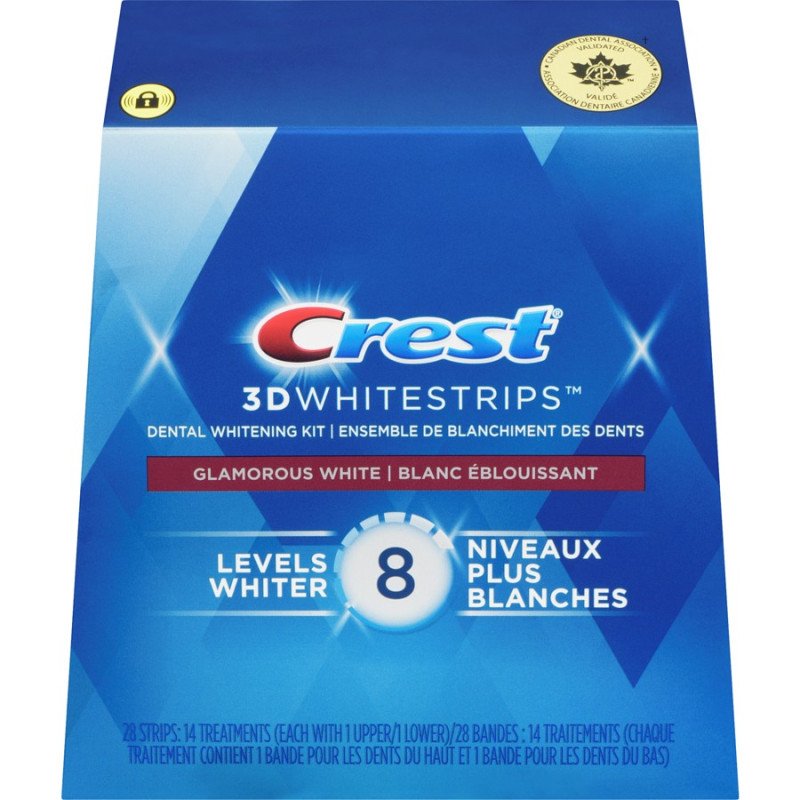 Crest 3D White Whitestrips Glamorous White 28's