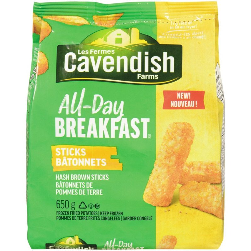 Cavendish Farms All-Day Breakfast Hash Brown Sticks 650 g