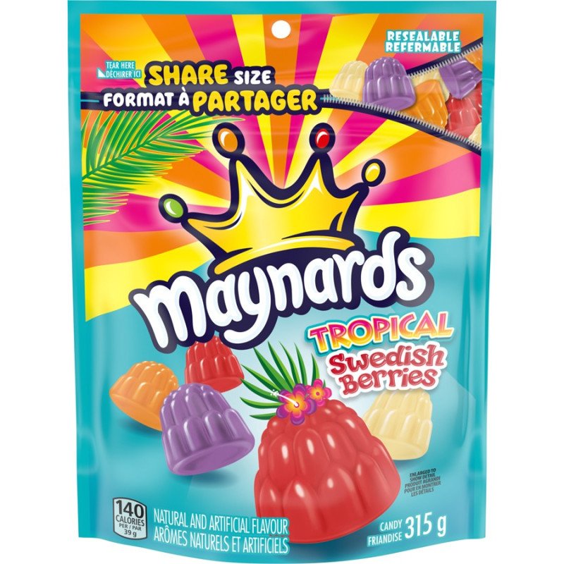 Maynards Tropical Sweedish Berries 315 g