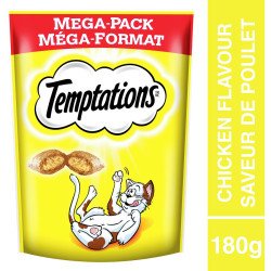 Temptations Tasty Chicken Flavour Treats for Cats 180 g