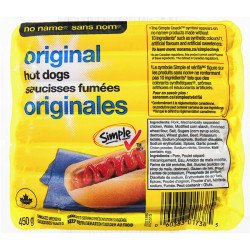 No Name Original Hot Dogs 450 g