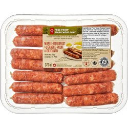 PC Free From Maple Breakfast Sausage 375 g