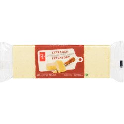 PC Extra Old White Cheddar Cheese 400 g