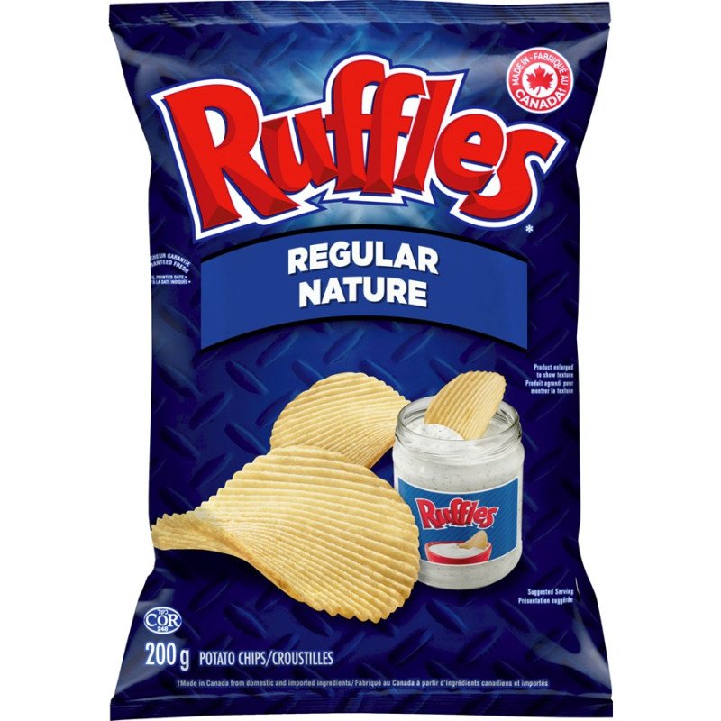 Ruffles Potato Chips Regular 200 g