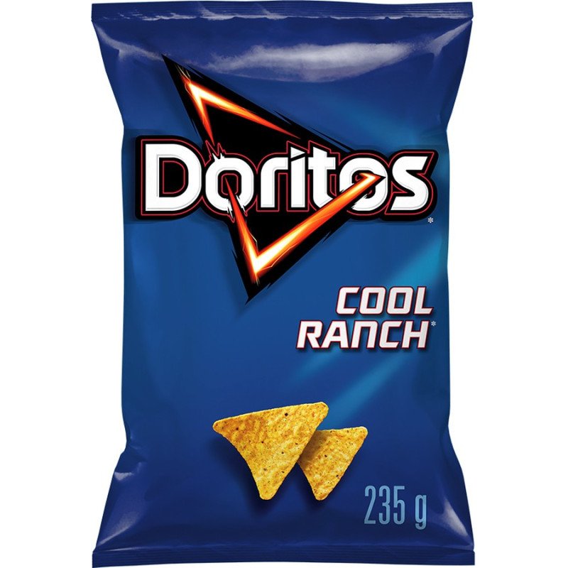 Doritos Cool Ranch Tortilla Chips 235 g