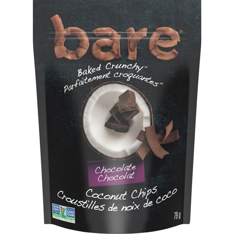 Bare Baked Chocolate Coconut Chips 79 g