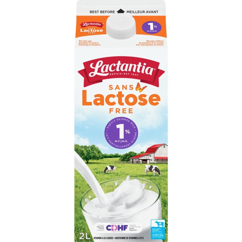 Lactantia Lactose Free 1% Milk 2 L