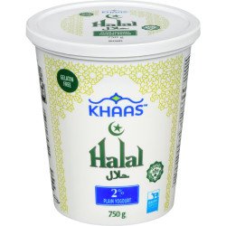 Khaas Halal Yogurt Plain 2%...