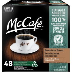 McCafe Premium Coffee Medium Dark Roast Fine Ground Coffee K-Cups 516 g 48’s