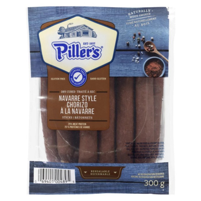 Piller's Dry Cured Navarre Style Chorizo 300 g