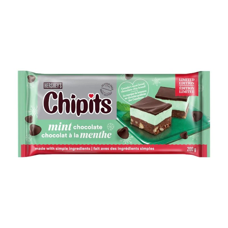 Hershey Chipits Limited Edition Mint Chocolate Chips 200 g
