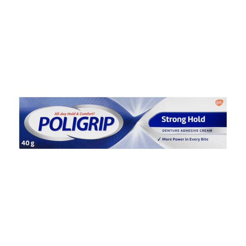 Poligrip Denture Adhesive Cream Strong Hold 40 g