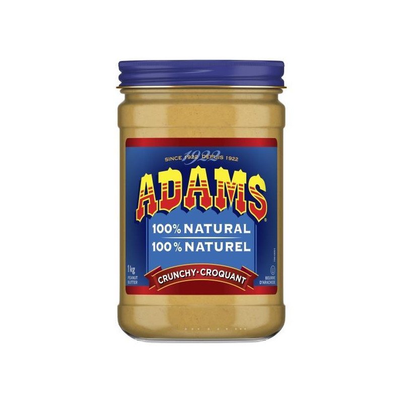 Adams Peanut Butter Crunchy 1 kg