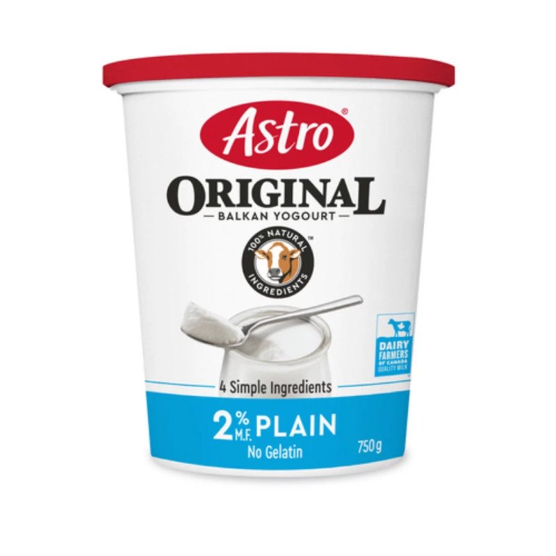 Astro Original Yogurt Plain 2% 750 g