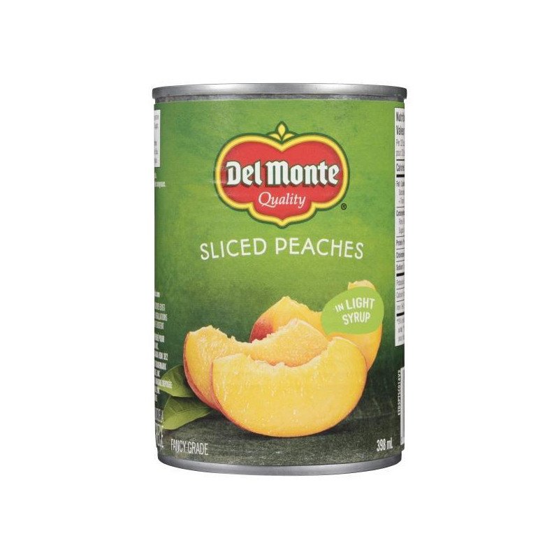 Del Monte Peach Slices in Light Syrup 398 ml