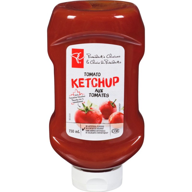 PC Ketchup Upside Down Bottle 750 ml