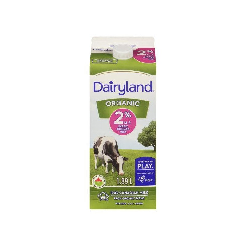 Dairyland Organic 2% Milk 1.89 L