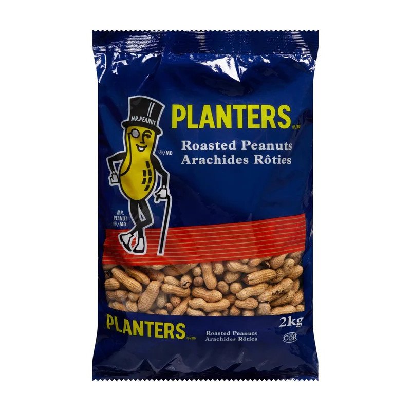 Planters Roasted Peanuts In-Shell 2 kg