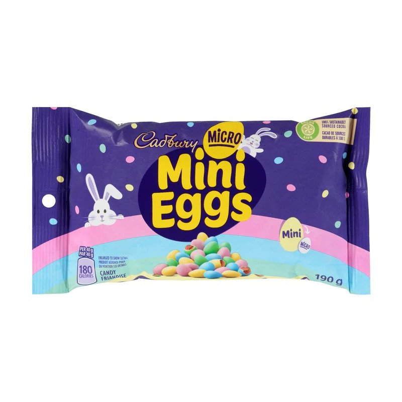 Cadbury Micro Mini Eggs Candy 190 g