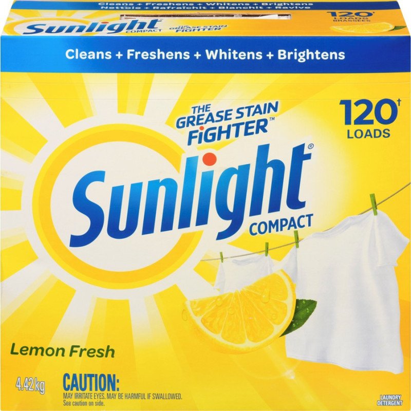 Sunlight Laundry Powder Lemon Fresh 120 Loads