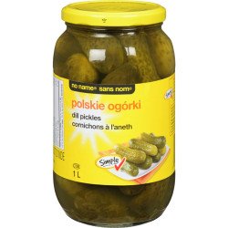 No Name Dill Pickles Polski Ogorki 1 L