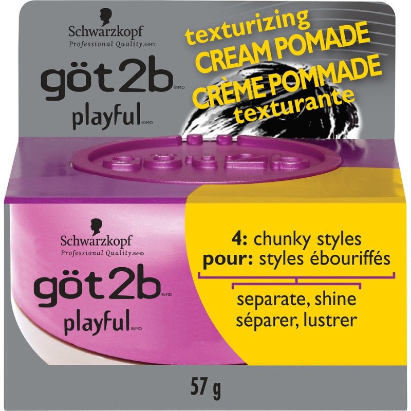 Schwarzkopf Got2B Playful Texturing Cream Chunky Styles Pomade 57 g