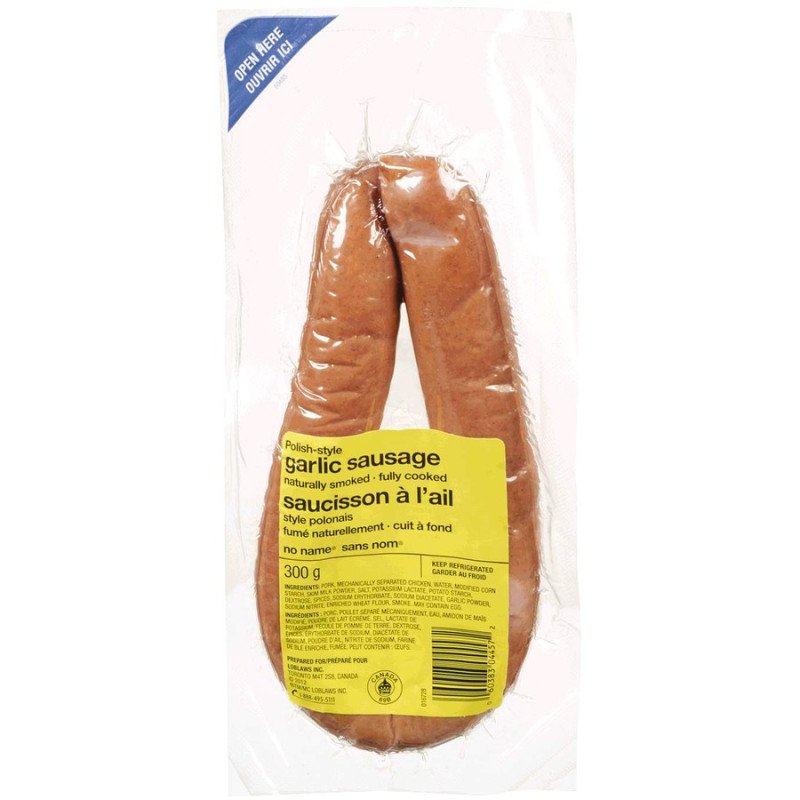 No Name Polish-Style Garlic Sausage Ring 300 g