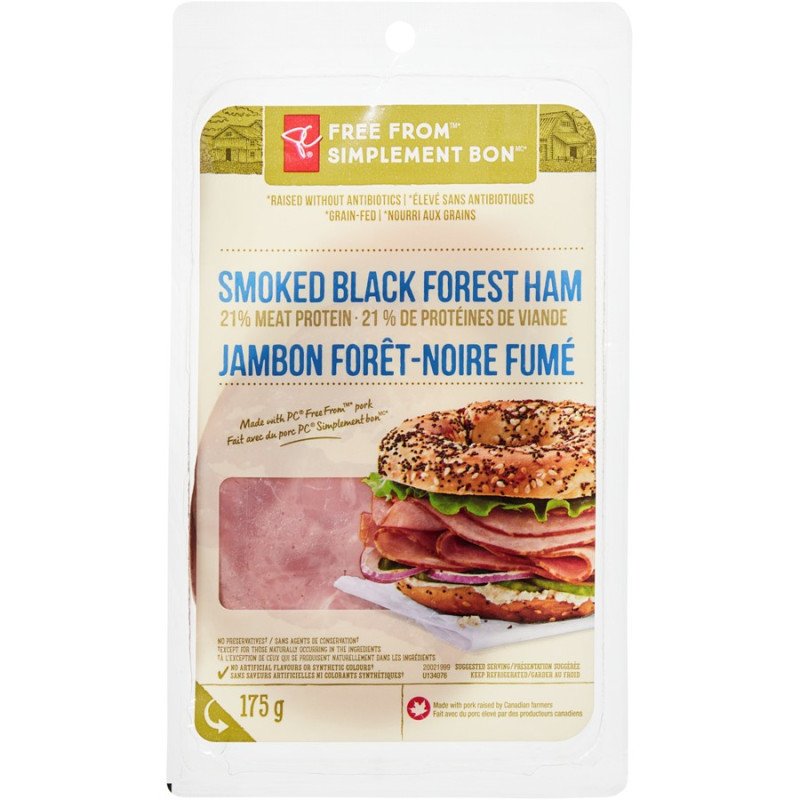 PC Free From Sliced Smoked Black Forest Ham  175 g