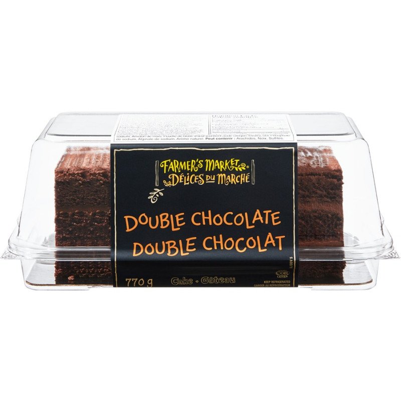 Farmer's Market Double Chocolate Bar Cake 770 g