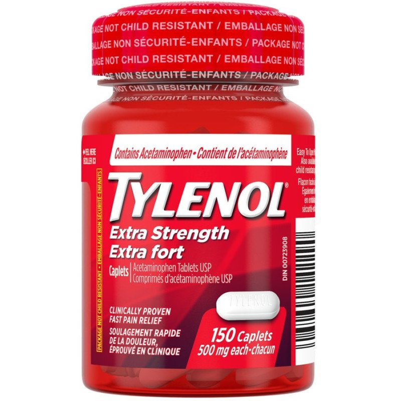 Tylenol Extra Strength Caplets 500mg 150's
