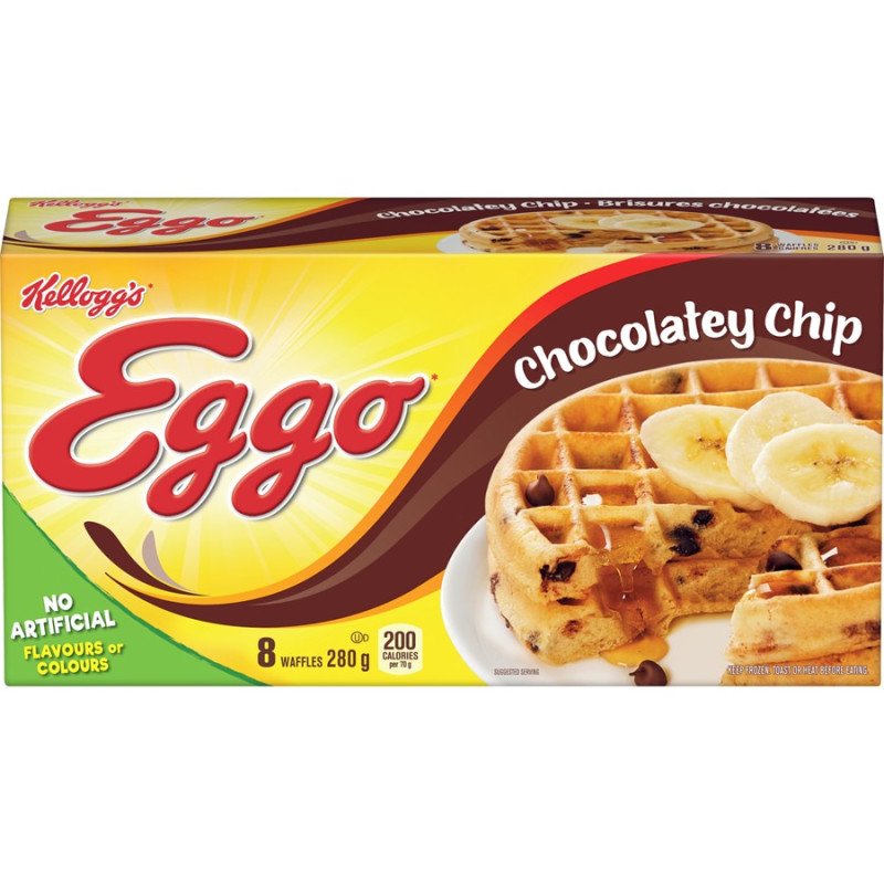 Kellogg's Eggo Waffles Chocolatey Chip 280 g