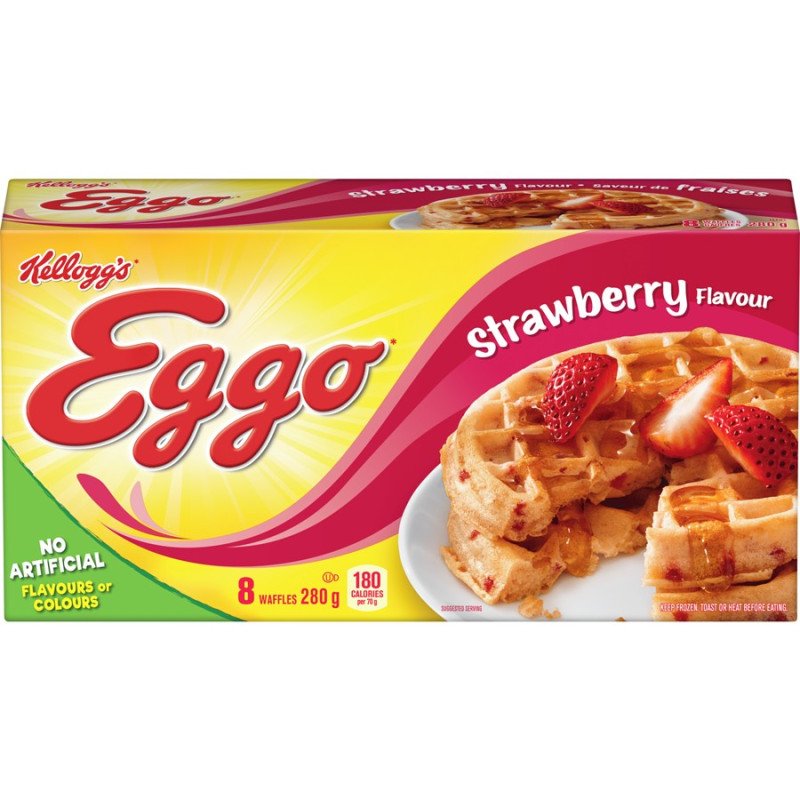 Kellogg's Eggo Waffles Strawberry 280 g
